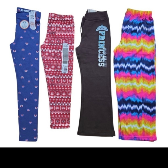 Bundle Lot Girls Sleeveless Tops And Pants Size 6/6x - Picture 2 of 7